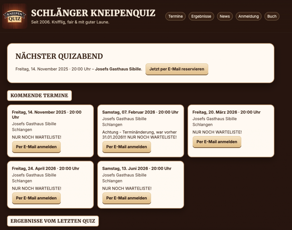 Schlänger Kneipenquiz: Webseite und mehr<span class="calc_read_time_shower_title_span">56 sec Lesezeit (ca.)</span>