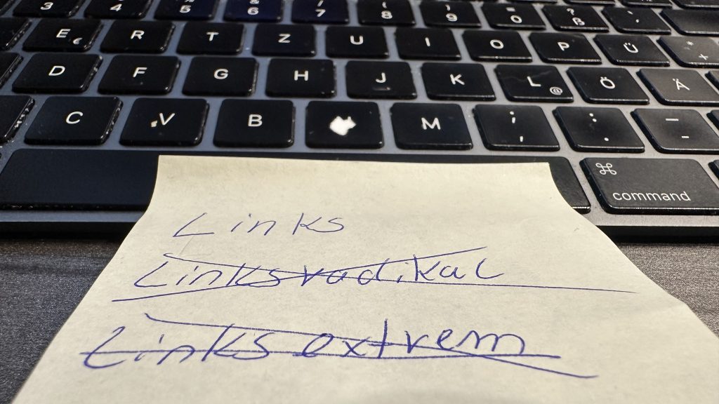Linksradikal oder linksextrem? Nein.<span class="calc_read_time_shower_title_span"> | 4 Min. Lesezeit (ca.)</span>